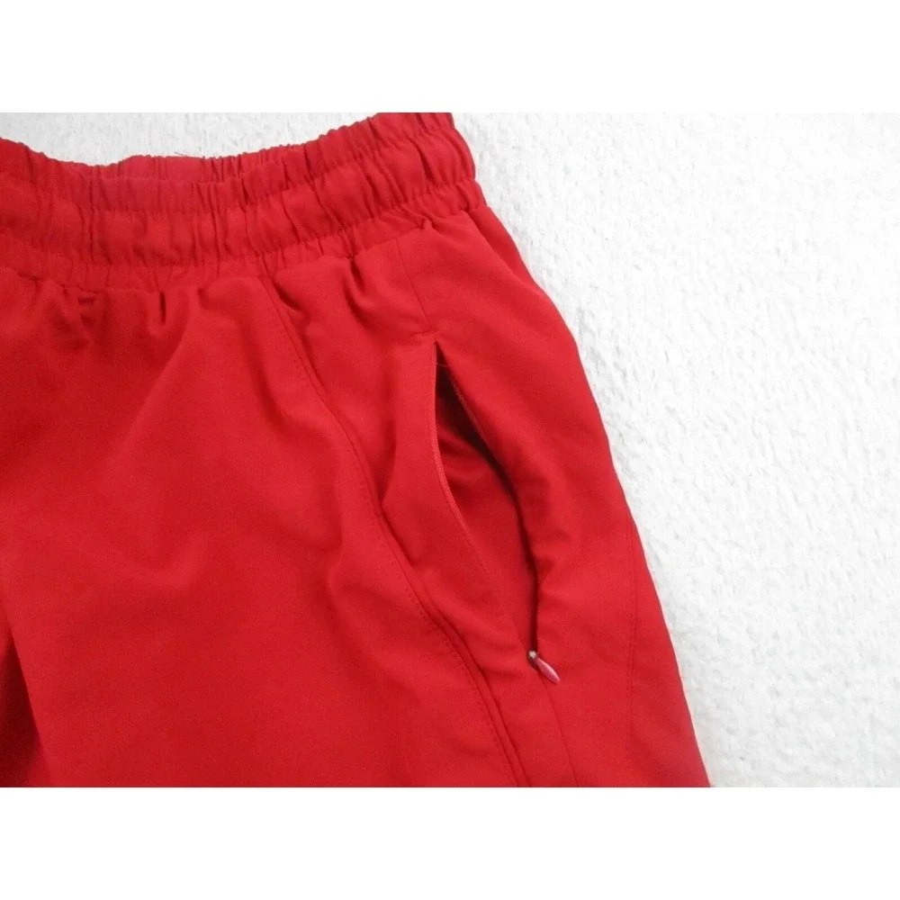 YoungLA Shorts Mens Youth XL Red Zip Pockets Athletic‎ Running Training USA